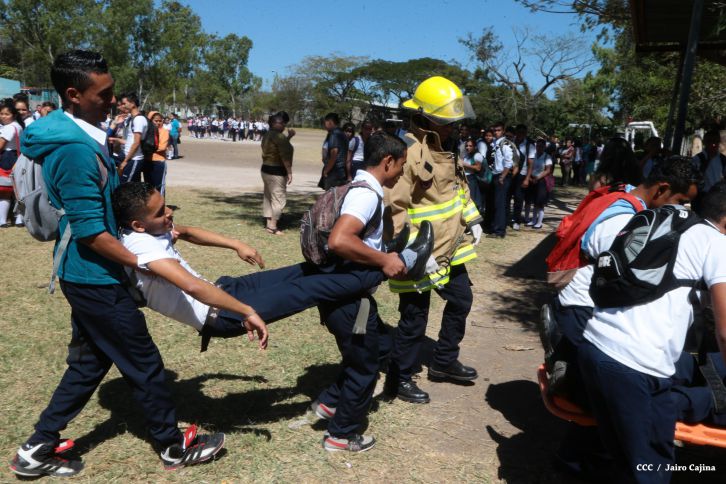 Simulacros de preparación ante desastres en Estelí