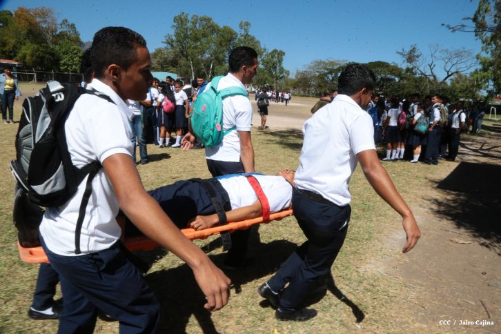 Simulacros de preparación ante desastres en Estelí