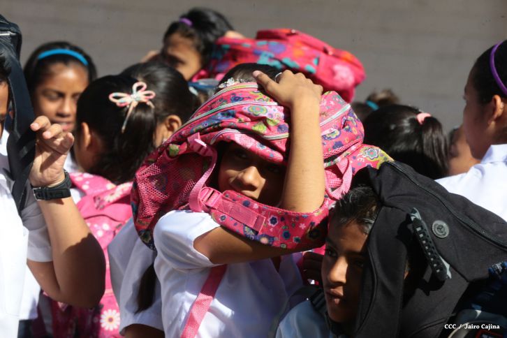 Simulacros de preparación ante desastres en Managua