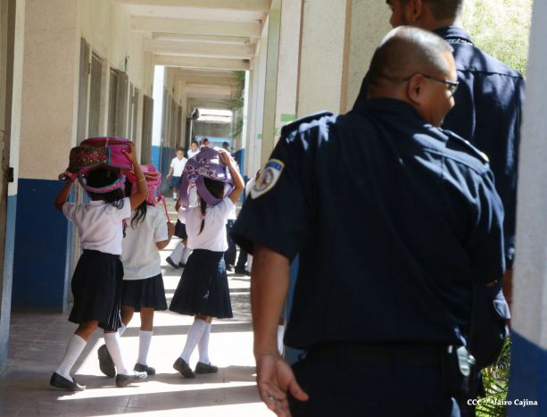 Simulacros de preparación ante desastres en Managua