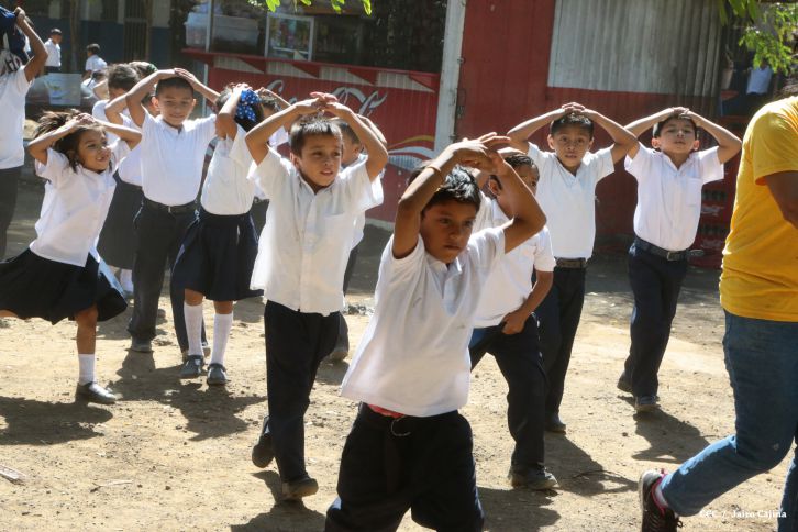 Simulacros de preparación ante desastres en Managua