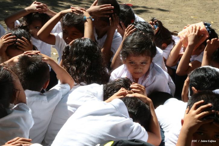 Simulacros de preparación ante desastres en Managua