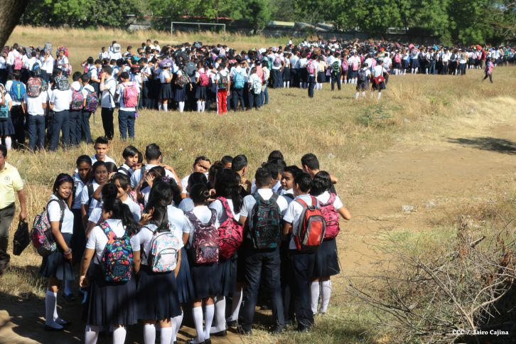 Simulacros de preparación ante desastres en Managua