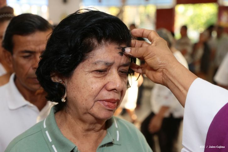 Nicaragua celebra tradicional Miércoles de Ceniza