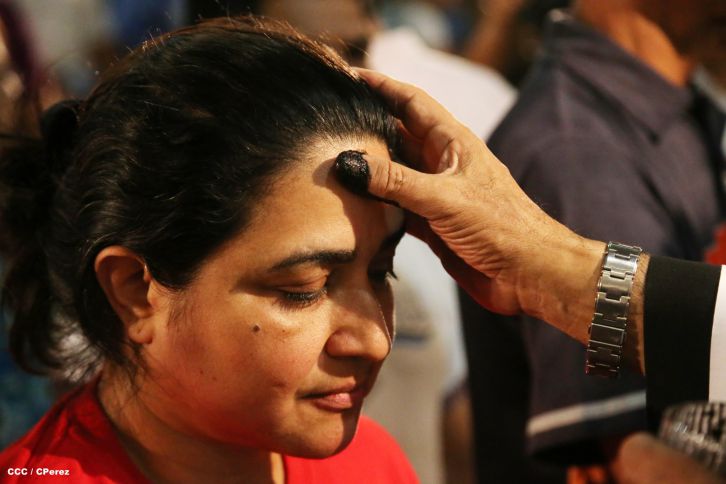 Cardenal Brenes oficia Misa por Miércoles de Ceniza