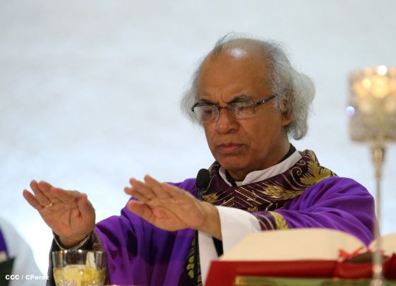 Cardenal Brenes oficia Misa por Miércoles de Ceniza