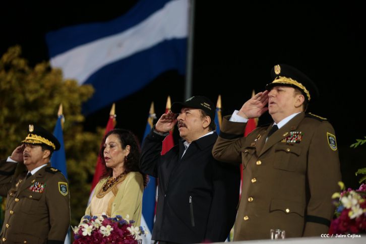 Daniel y Rosario conmemoran 81 Aniversario del Tránsito a la Inmortalidad de Sandino