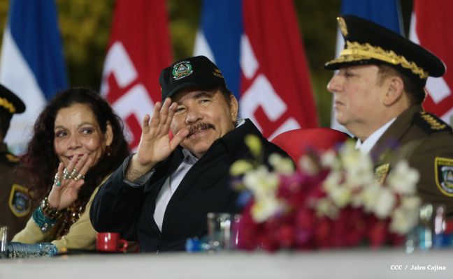 Daniel y Rosario conmemoran 81 Aniversario del Tránsito a la Inmortalidad de Sandino