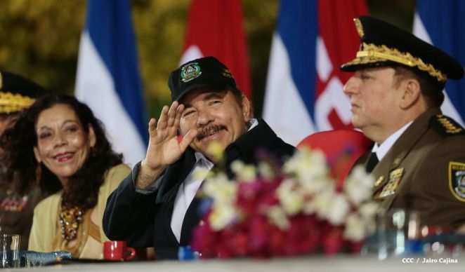 Daniel y Rosario conmemoran 81 Aniversario del Tránsito a la Inmortalidad de Sandino