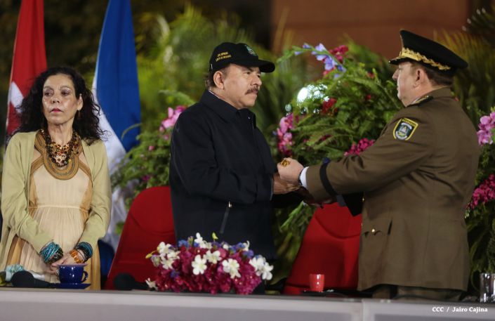 Daniel y Rosario conmemoran 81 Aniversario del Tránsito a la Inmortalidad de Sandino