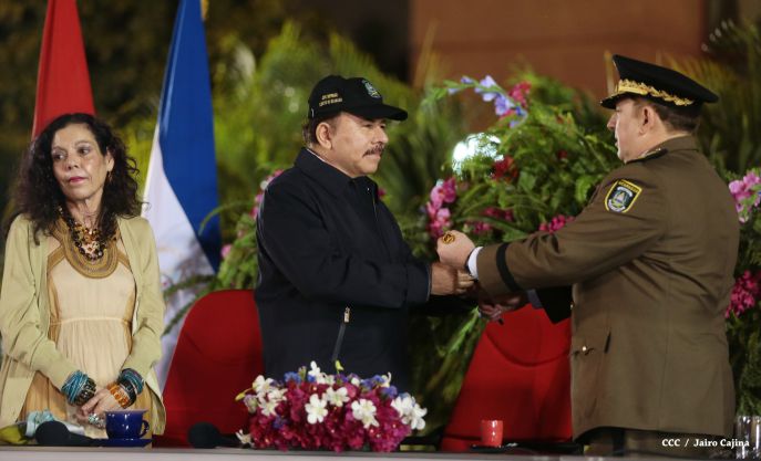 Daniel y Rosario conmemoran 81 Aniversario del Tránsito a la Inmortalidad de Sandino