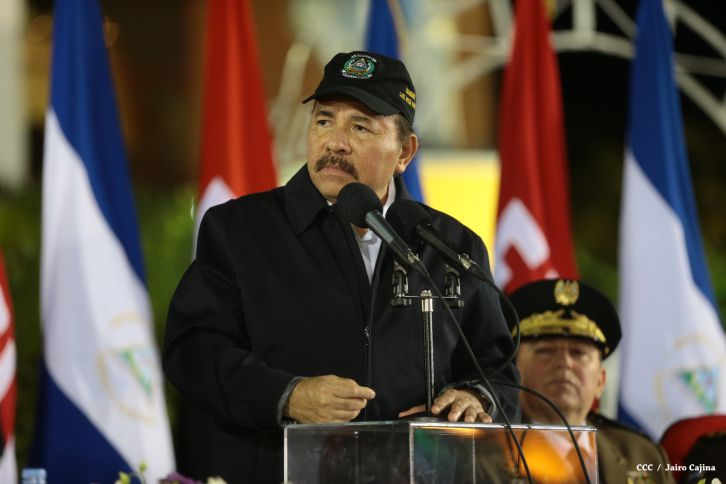 Daniel y Rosario conmemoran 81 Aniversario del Tránsito a la Inmortalidad de Sandino