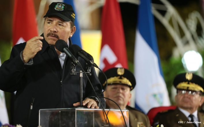 Daniel y Rosario conmemoran 81 Aniversario del Tránsito a la Inmortalidad de Sandino