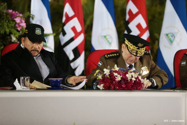 Daniel y Rosario conmemoran 81 Aniversario del Tránsito a la Inmortalidad de Sandino