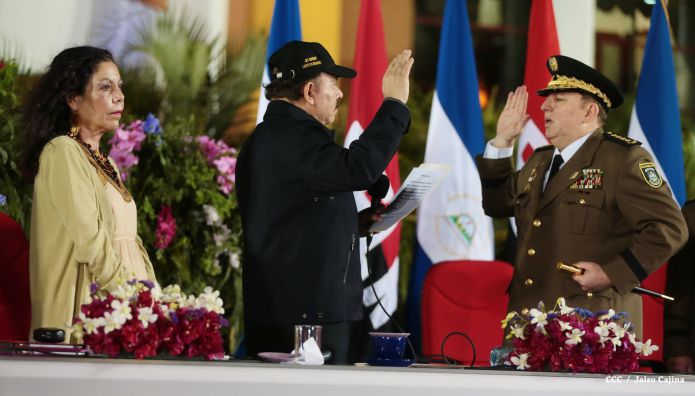 Daniel y Rosario conmemoran 81 Aniversario del Tránsito a la Inmortalidad de Sandino