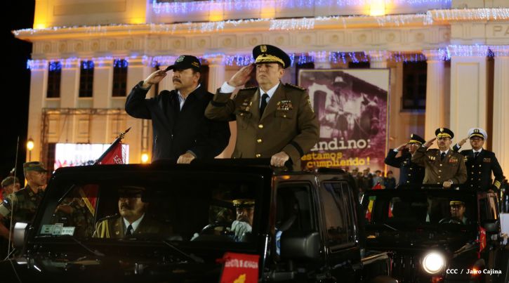 Daniel y Rosario conmemoran 81 Aniversario del Tránsito a la Inmortalidad de Sandino