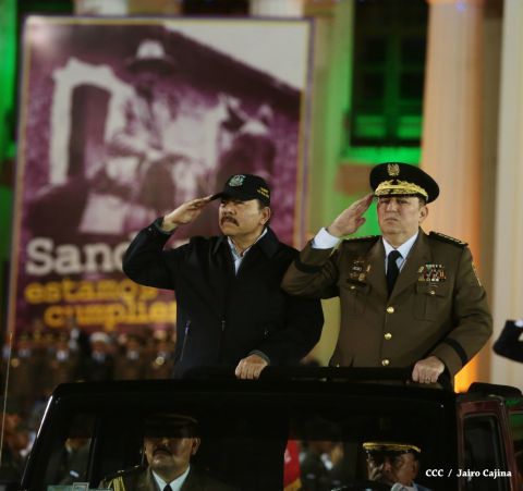 Daniel y Rosario conmemoran 81 Aniversario del Tránsito a la Inmortalidad de Sandino