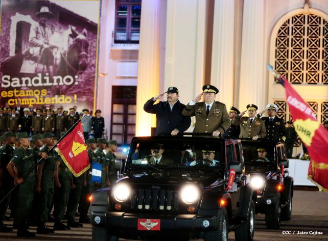 Daniel y Rosario conmemoran 81 Aniversario del Tránsito a la Inmortalidad de Sandino