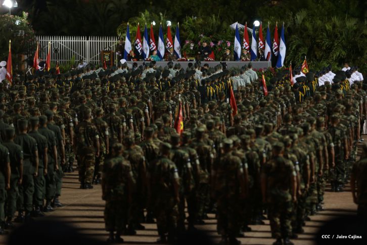 Daniel y Rosario conmemoran 81 Aniversario del Tránsito a la Inmortalidad de Sandino