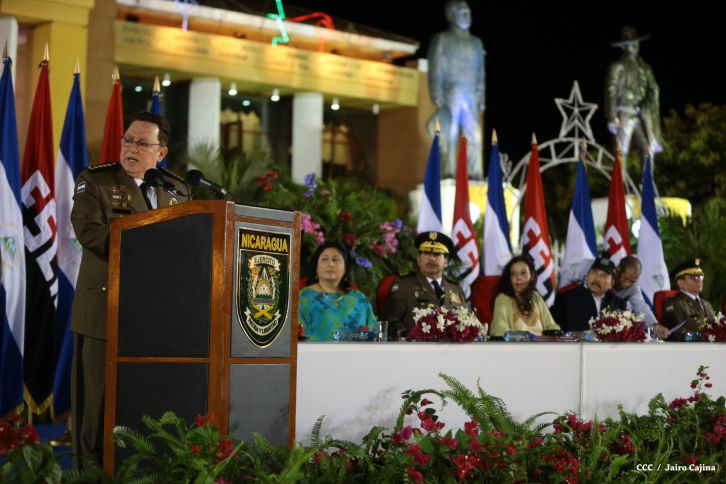 Daniel y Rosario conmemoran 81 Aniversario del Tránsito a la Inmortalidad de Sandino
