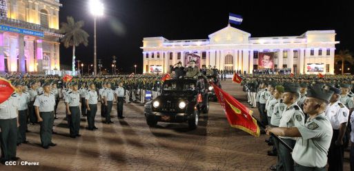 Daniel y Rosario conmemoran 81 Aniversario del Tránsito a la Inmortalidad de Sandino