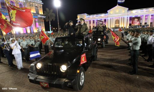 Daniel y Rosario conmemoran 81 Aniversario del Tránsito a la Inmortalidad de Sandino