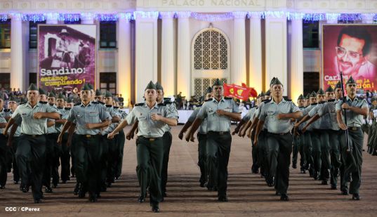 Daniel y Rosario conmemoran 81 Aniversario del Tránsito a la Inmortalidad de Sandino