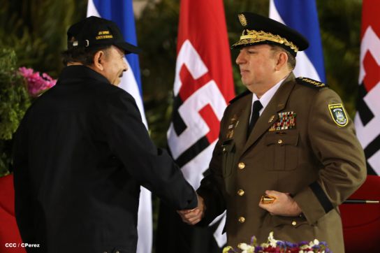 Daniel y Rosario conmemoran 81 Aniversario del Tránsito a la Inmortalidad de Sandino