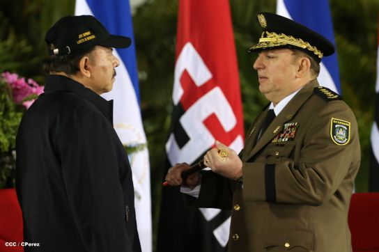 Daniel y Rosario conmemoran 81 Aniversario del Tránsito a la Inmortalidad de Sandino