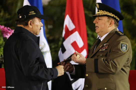 Daniel y Rosario conmemoran 81 Aniversario del Tránsito a la Inmortalidad de Sandino