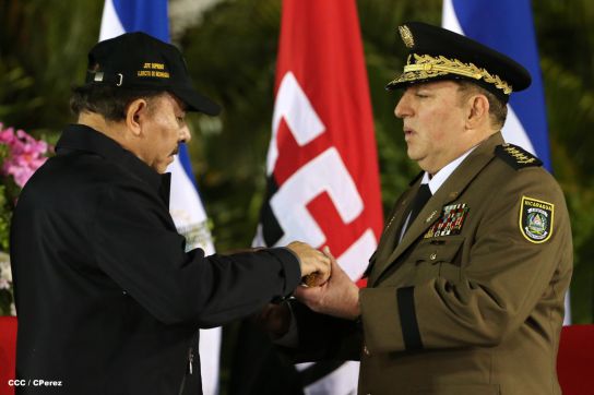 Daniel y Rosario conmemoran 81 Aniversario del Tránsito a la Inmortalidad de Sandino