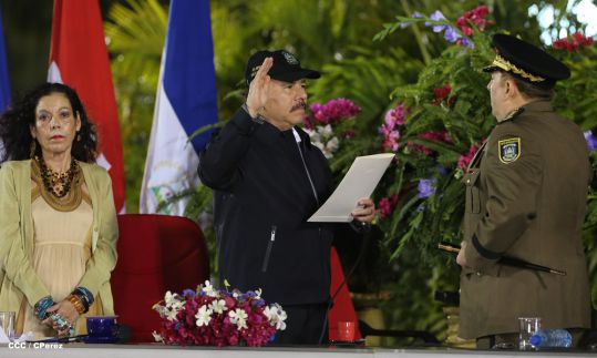 Daniel y Rosario conmemoran 81 Aniversario del Tránsito a la Inmortalidad de Sandino