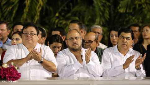 Daniel y Rosario conmemoran 81 Aniversario del Tránsito a la Inmortalidad de Sandino