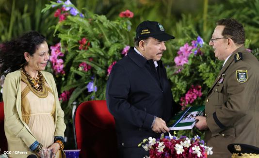 Daniel y Rosario conmemoran 81 Aniversario del Tránsito a la Inmortalidad de Sandino