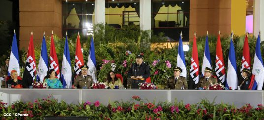 Daniel y Rosario conmemoran 81 Aniversario del Tránsito a la Inmortalidad de Sandino