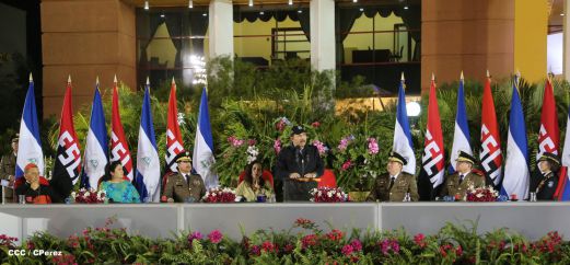Daniel y Rosario conmemoran 81 Aniversario del Tránsito a la Inmortalidad de Sandino