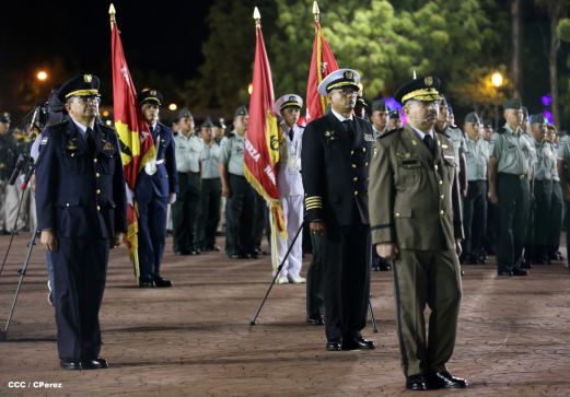 Daniel y Rosario conmemoran 81 Aniversario del Tránsito a la Inmortalidad de Sandino