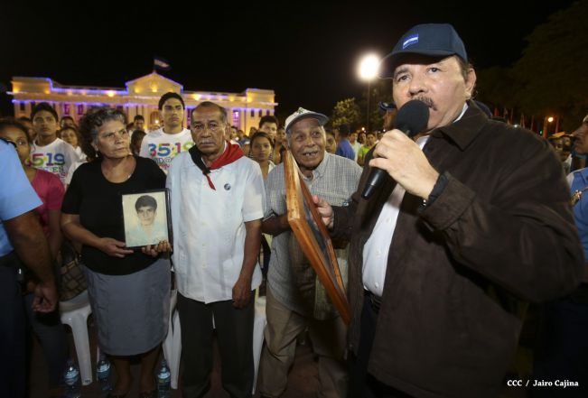 Daniel y Rosario presiden homenaje a Héroes y Mártires de Monimbó y San José de Las Mulas