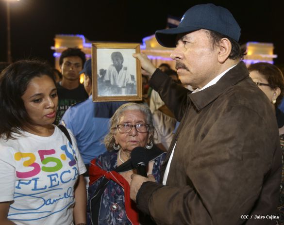 Daniel y Rosario presiden homenaje a Héroes y Mártires de Monimbó y San José de Las Mulas