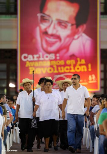 Daniel y Rosario presiden homenaje a Héroes y Mártires de Monimbó y San José de Las Mulas