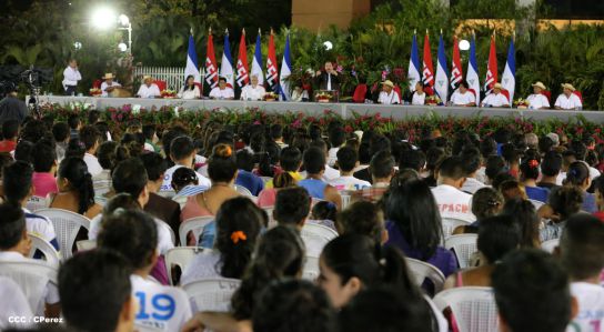 Daniel y Rosario presiden homenaje a Héroes y Mártires de Monimbó y San José de Las Mulas