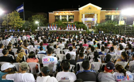 Daniel y Rosario presiden homenaje a Héroes y Mártires de Monimbó y San José de Las Mulas