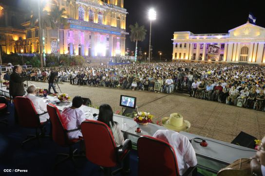 Daniel y Rosario presiden homenaje a Héroes y Mártires de Monimbó y San José de Las Mulas