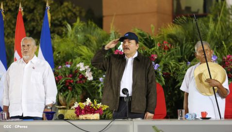 Daniel y Rosario presiden homenaje a Héroes y Mártires de Monimbó y San José de Las Mulas