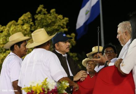 Daniel y Rosario presiden homenaje a Héroes y Mártires de Monimbó y San José de Las Mulas
