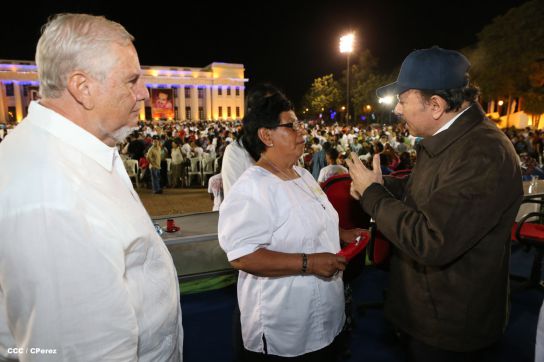 Daniel y Rosario presiden homenaje a Héroes y Mártires de Monimbó y San José de Las Mulas