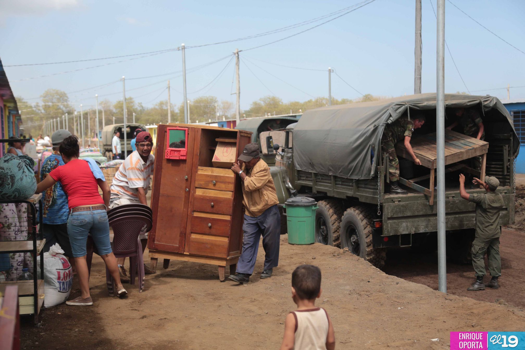 Nuevas familias son trasladadas a Ciudad Belén