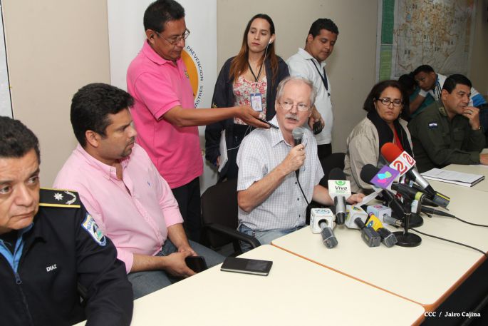 SINAPRED se activa ante sismos en Volcán Apoyeque