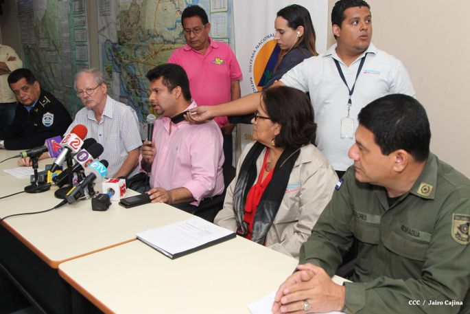 SINAPRED se activa ante sismos en Volcán Apoyeque