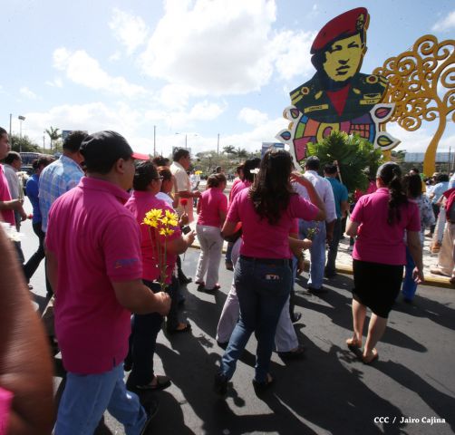 Nicaragua rinde homenaje a Chávez a dos años de su tránsito a la Inmortalidad